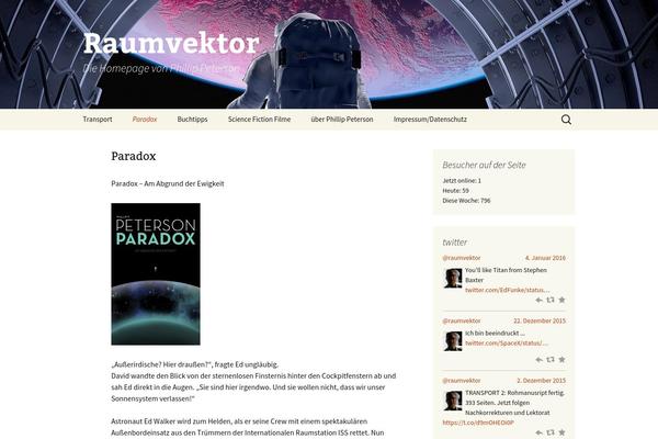 Site using Jamie Social Icons plugin