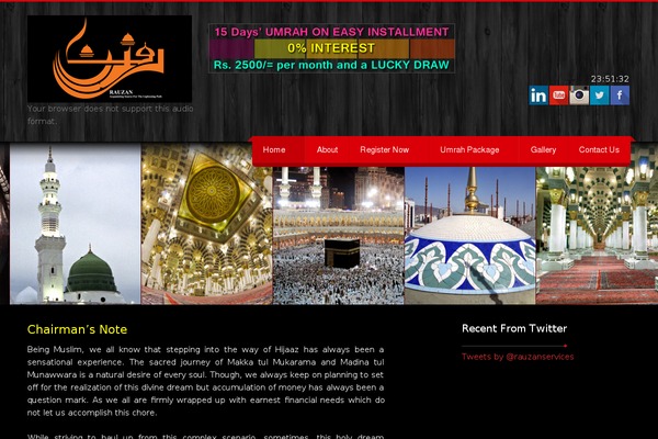 rauzan.org site used Lavan