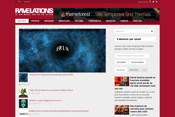 ravelations.fr site used Newsstand-child