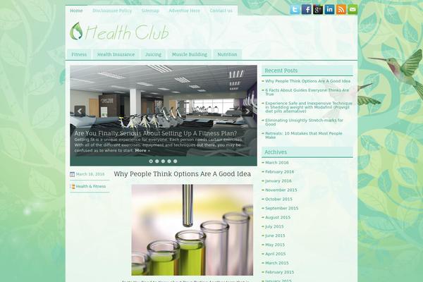 ravenaswimclub.com site used Healthdaily