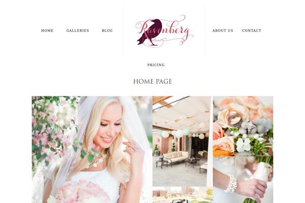 Rebecca theme site design template sample