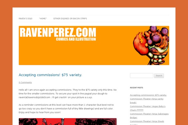 Site using Comic Easel plugin