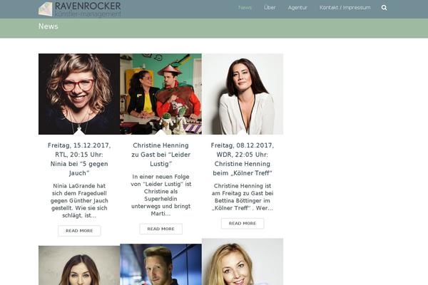 Impreza theme site design template sample