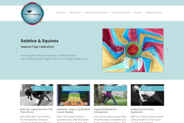 ravenswingyoga.com site used Monstrfolio
