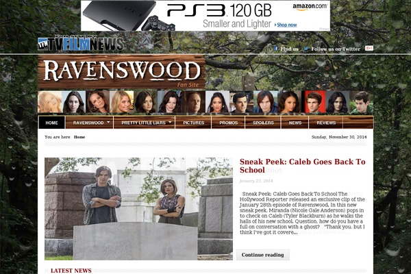 Site using Easy Social plugin
