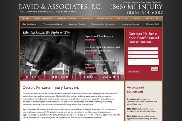 ravidandassociates.com site used Client2015