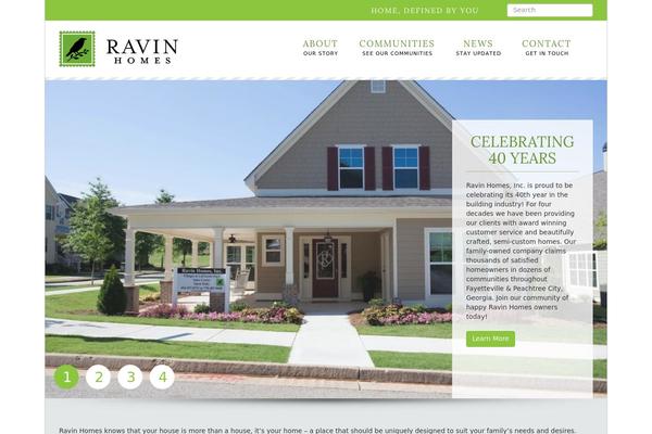 ravinhomes.com site used Brandefined-bs-less