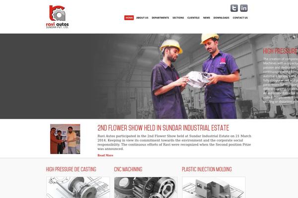 Adamos theme site design template sample