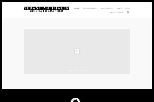 Vega theme site design template sample