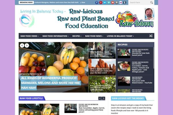 NanoMag theme site design template sample