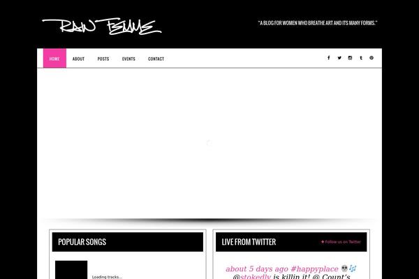 IronBand theme site design template sample