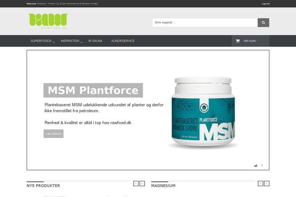 North theme site design template sample