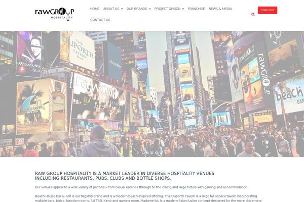 Flatter theme site design template sample