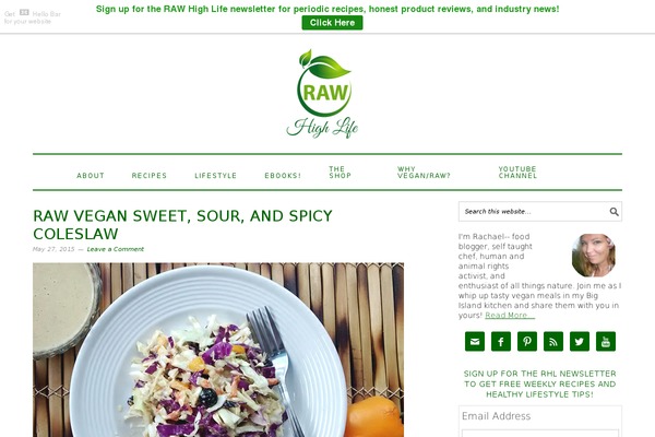 Foodie Pro theme site design template sample