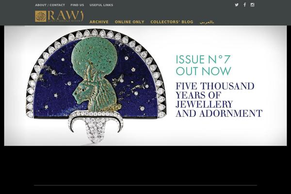 Magazine theme site design template sample