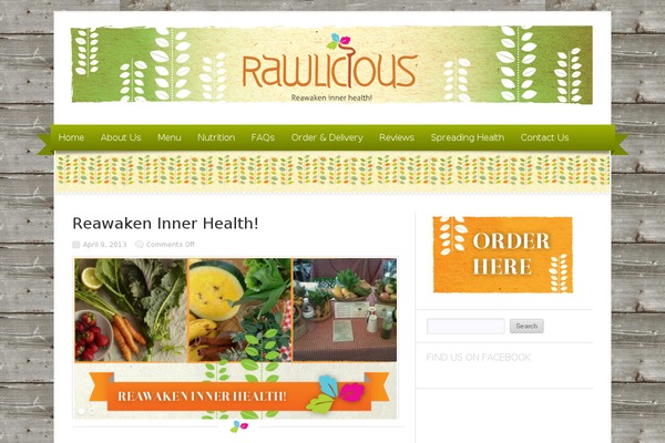 Delicacy theme site design template sample