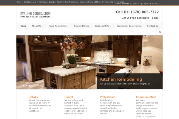 Modernize theme site design template sample