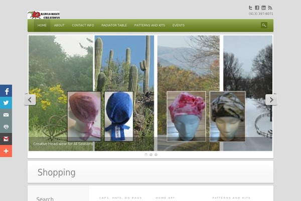 rawls-rileycreations.com site used Dejavu
