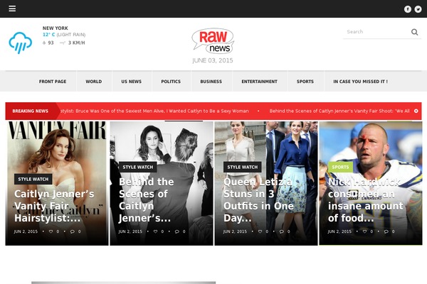 News Today theme site design template sample