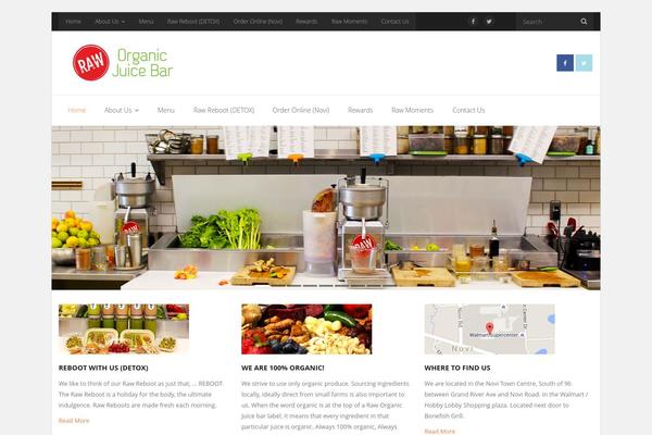 Sento theme site design template sample
