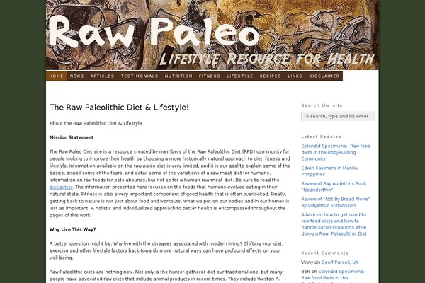 Thesis 1.8 theme site design template sample