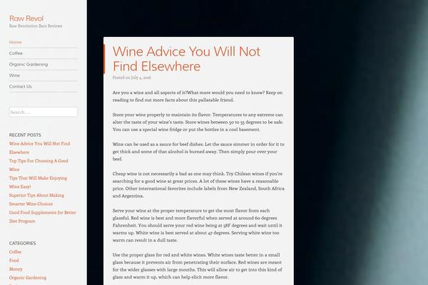 Confit theme site design template sample