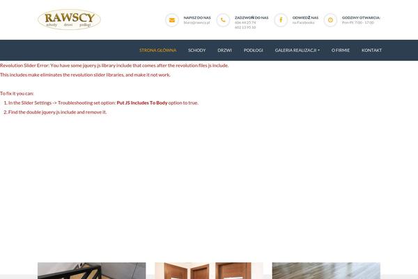rawscy.pl site used Pithree