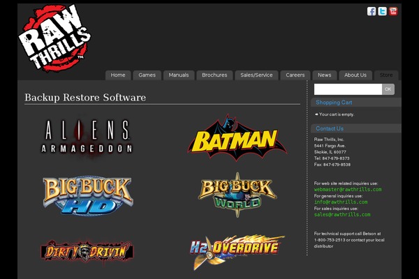 rawthrillsmedia.com site used Mantra