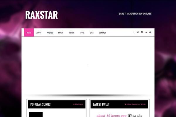 IronBand theme site design template sample
