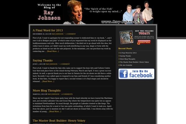 Amped Child theme site design template sample