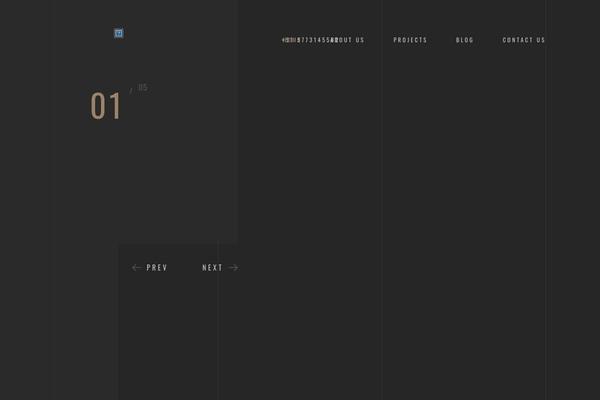 Goarch theme site design template sample