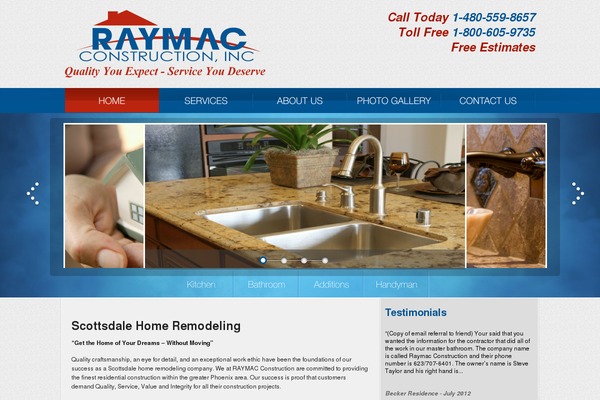 Site using GC Testimonials plugin