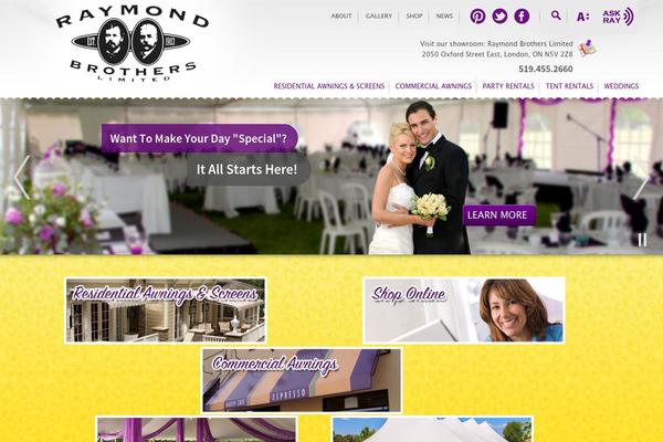 raymondbrothers.ca site used Raymond