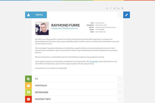 raymondfurre.com site used Cv