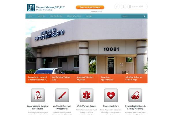 raymondmathewsmd.com site used Healthpress Theme