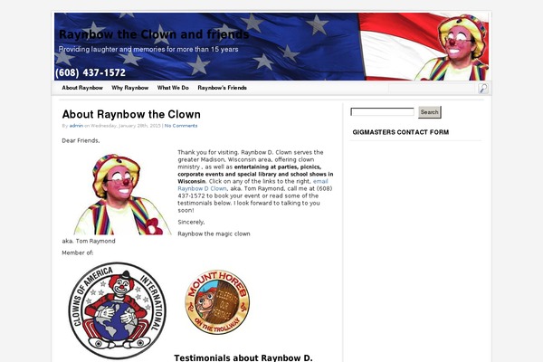 Site using BNE Testimonials plugin