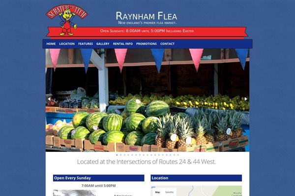 Flexible theme site design template sample