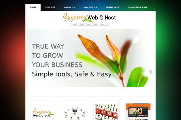 Plant3 theme site design template sample