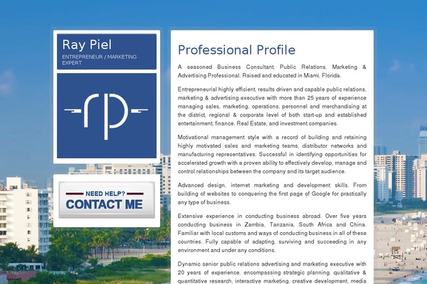 Gleam theme site design template sample