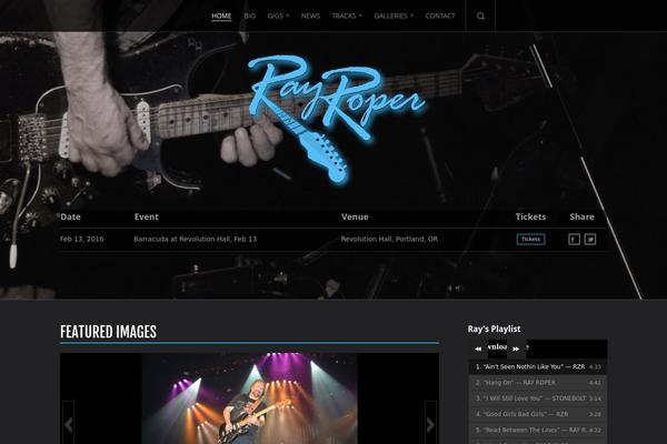 Trio theme site design template sample