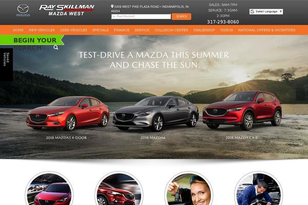 Dealer Inspire theme site design template sample