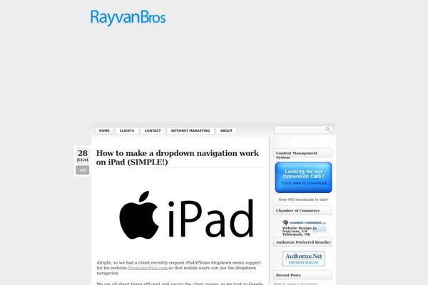 LightWord theme site design template sample