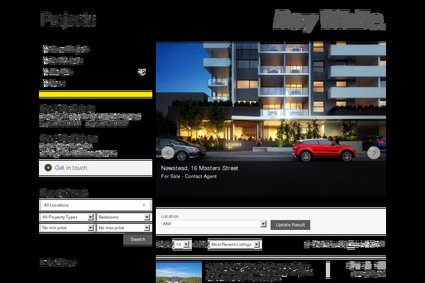 raywhiteprojects.com.au site used Projects