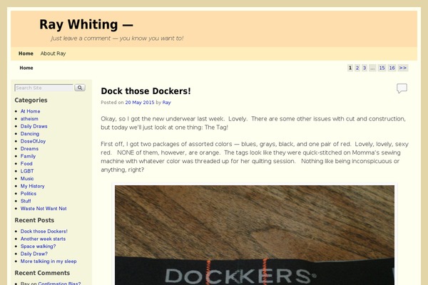 Weaver II theme site design template sample