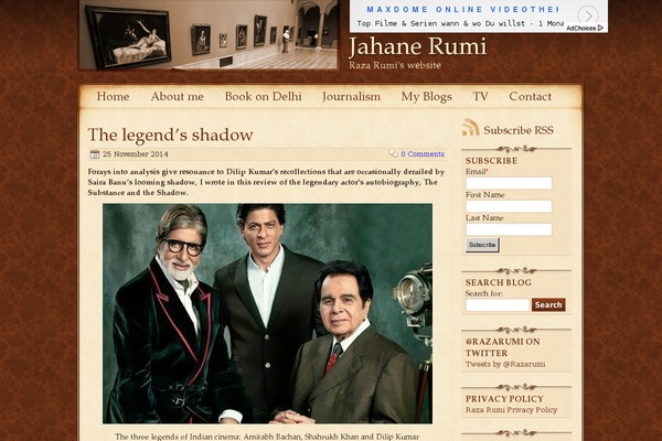 Site using WP-Paginate plugin