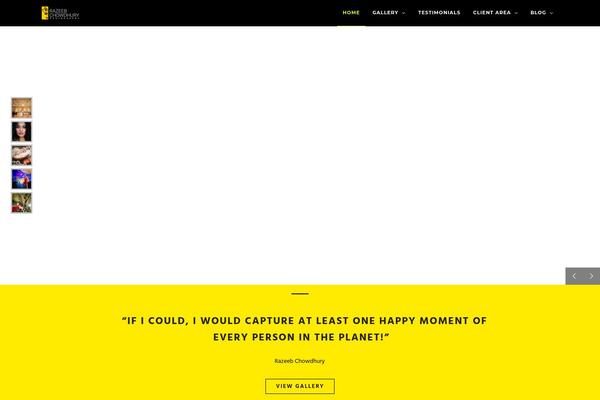 Photography theme site design template sample