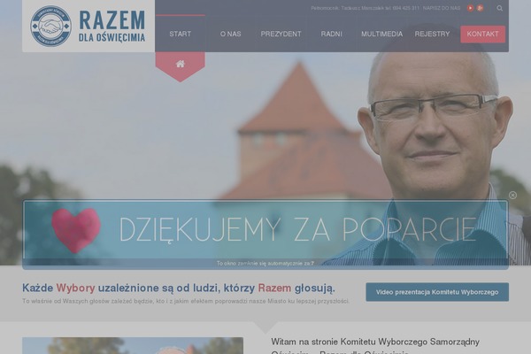 Election theme site design template sample