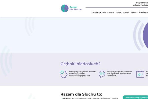 razemdlasluchu.pl site used Fess