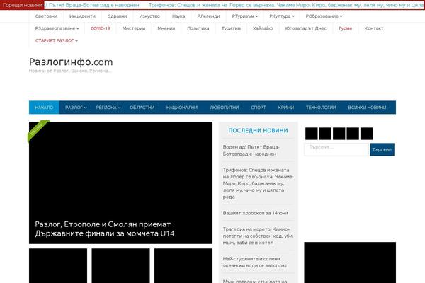 Site using Breaking-news-wp plugin