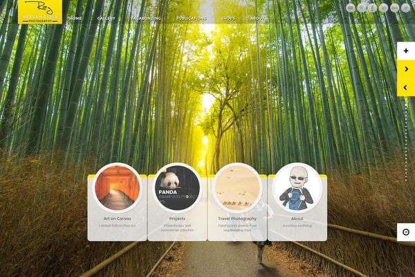 iCarus theme site design template sample